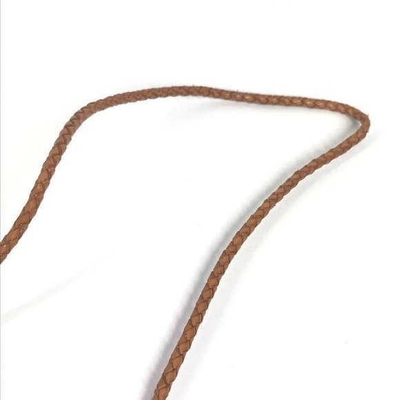 LOUIS VUITTON M67302 Ceinture VVN Trece belt Knitting belt Leather Brown/Gold main image 11